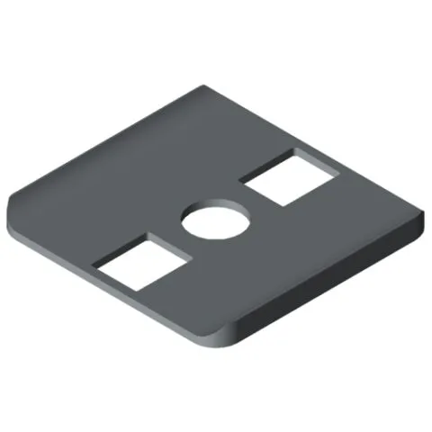 Radius Seal 8 40x40, grey similar to RAL 7042