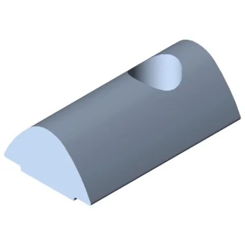 T-Slot Nut V 8 St M6, bright zinc-plated