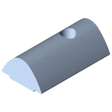 T-Slot Nut V 8 St M4, bright zinc-plated