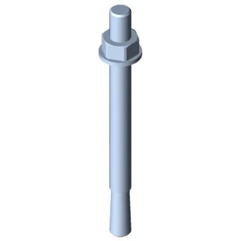 Floor-Fastening Set M12x150, bright zinc-plated