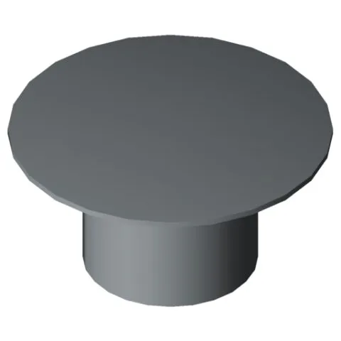 Cap 8 D7, grey similar to RAL 7042
