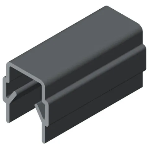 Cover Profile 8, grey similar to RAL 7042
