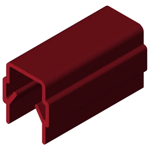 Cover Profile 8, punane, sarnane RAL 3003-ga