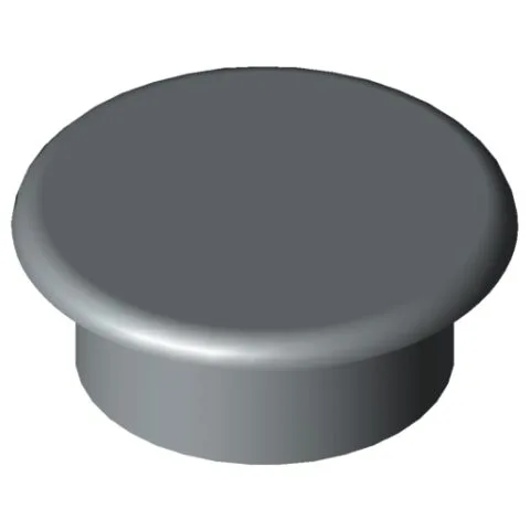 Cap 8 D15, grey similar to RAL 7042