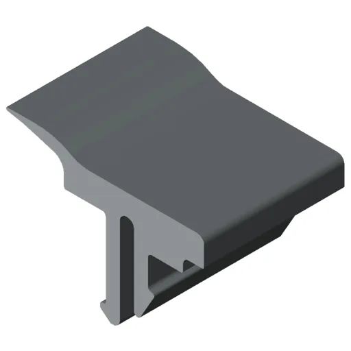 Panelklemmelist 8 4-6mm, grå tilsvarende RAL 7042