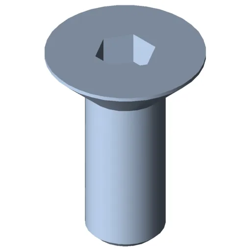 Countersunk Screw DIN 7991 M6x16, bright zinc-plated