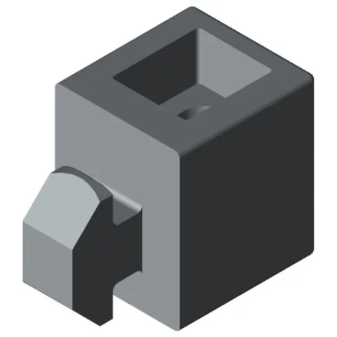 Multiblock X 8 PA 5/10 mm, grey