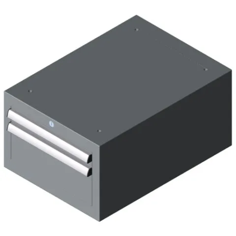 Drawer Unit S2 H283, grey similar to RAL 7042