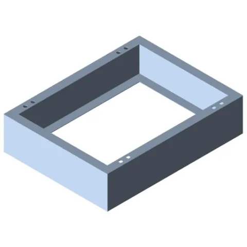 Drawer Unit, Base 130, grey similar to RAL 7042