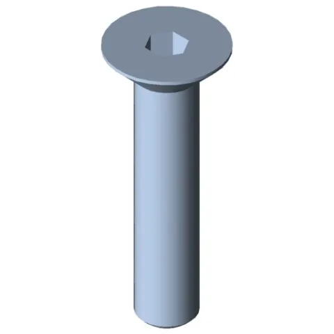 Countersunk Screw DIN 7991 M5x25, bright zinc-plated