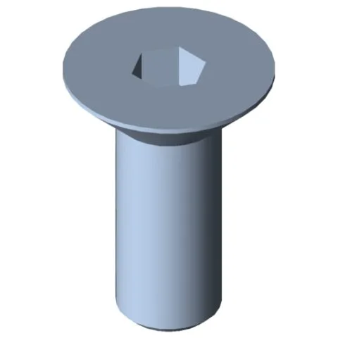Countersunk Screw DIN 7991 M8x22, bright zinc-plated