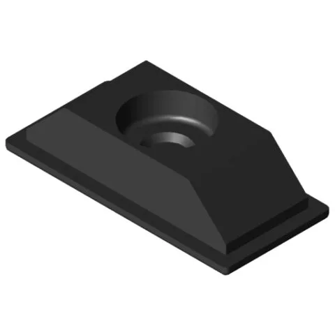 Rubber Insert 80x40, black