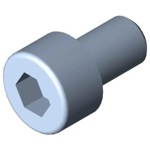 Hexagon Socket Head Cap Screw DIN 912 M5x8, bright zinc-plated