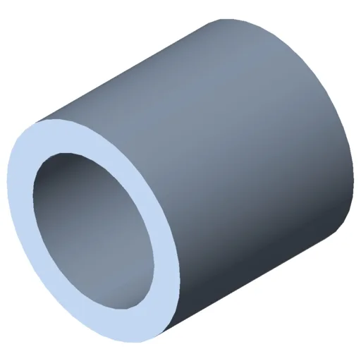 Tube D20x3 St, bright zinc-plated