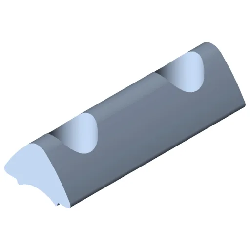 T-Slot Nut 6 St 2xM6-28, bright zinc-plated