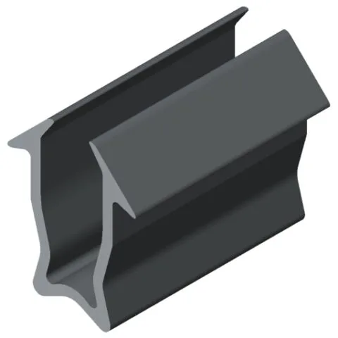 Double-Lip Seal 8 4-6mm, grey similar to RAL 7042