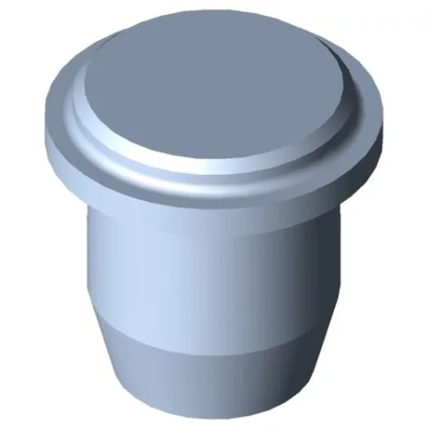 Contact Pin 5 ESD, bright zinc-plated
