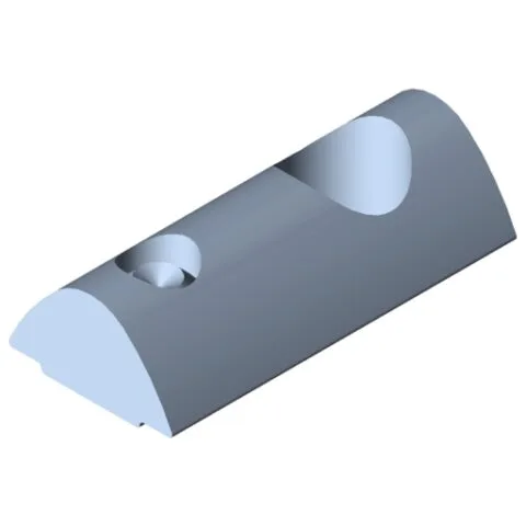 T-Slot Nut F 8 St M8, bright zinc-plated