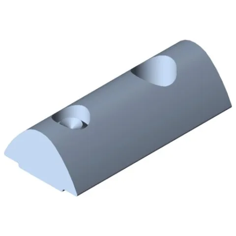 T-Slot Nut F 8 St M6, bright zinc-plated