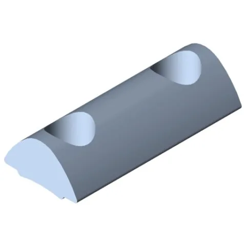 T-Slot Nut 5 St 2xM4-18, bright zinc-plated