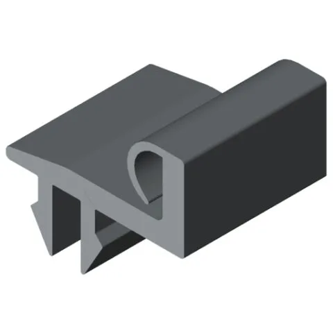 Door Stop Seal 8 30, grey similar to RAL 7042