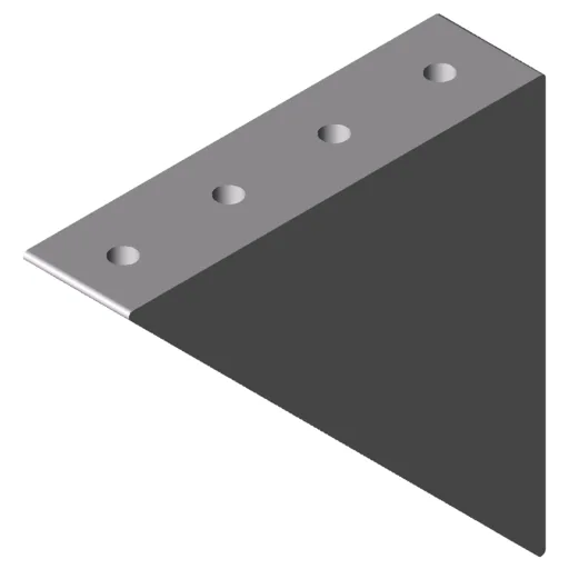 Angle Bracket 8 160x160-40 Al M8, white aluminium, similar to RAL 9006
