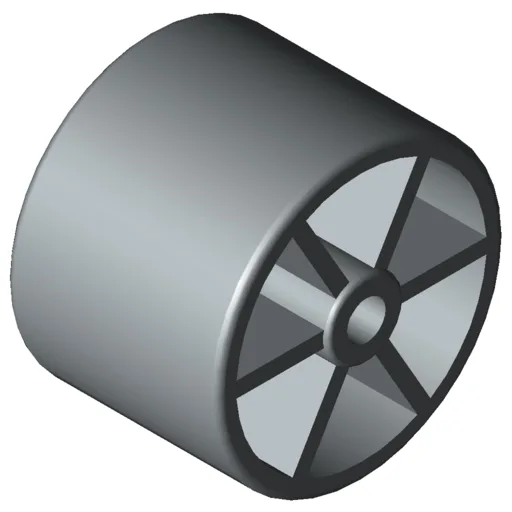 Castor D30-23, grey similar to RAL 7042