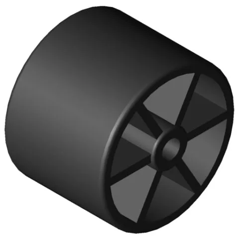 Castor D30-23 ESD, black similar to RAL 9005