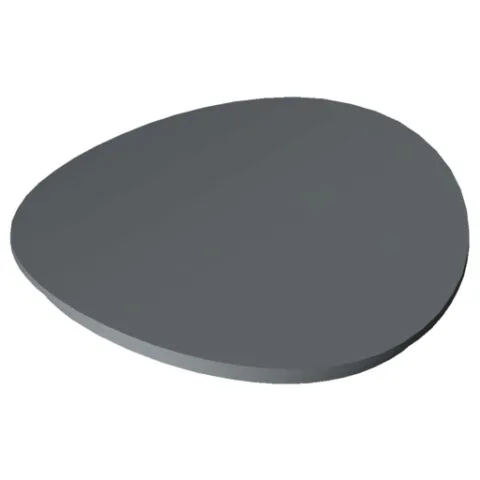 Cap D30 R, grey similar to RAL 7042