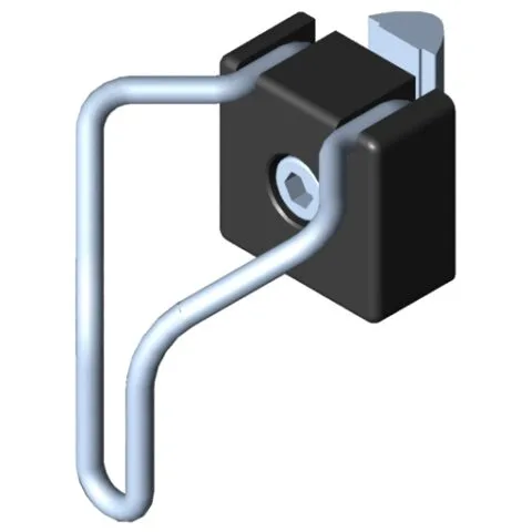 Cloth Holder 8, black similar to RAL 9005