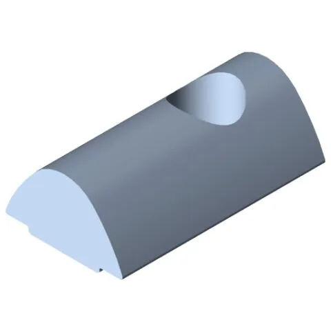 T-Slot Nut 10 St M8, bright zinc-plated