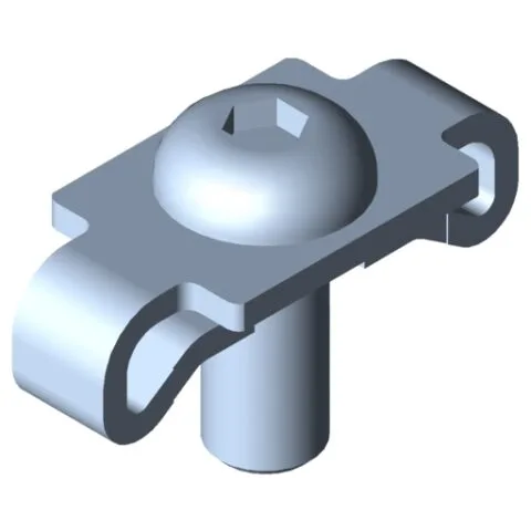 Standard-Fastening Set 10, bright zinc-plated