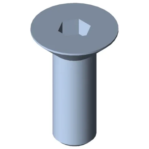 Countersunk Screw DIN 7991 M6x18, bright zinc-plated