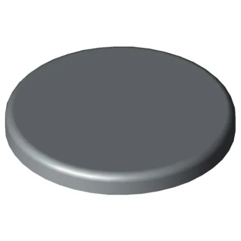Cap 8 D40, grey similar to RAL 7042