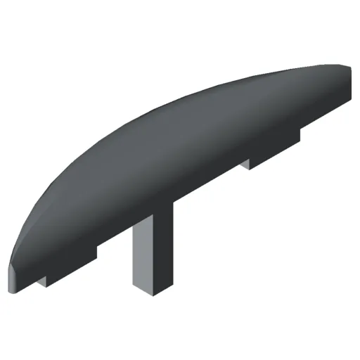 Cap 8 R40, grey similar to RAL 7042