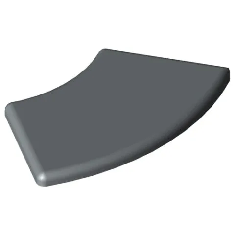 Cap 8 R40/80-60°, grey similar to RAL 7042