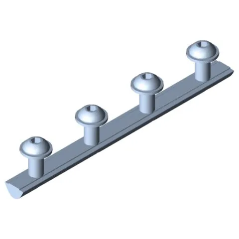Fastening Set for Angle Bracket 10 200x200 M10