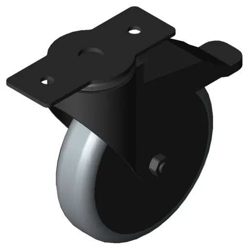 Castor D125 swivel with double-brake 120x40 ESD