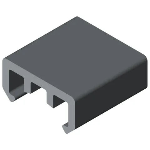 Slide Strip D30, grey similar to RAL 7042