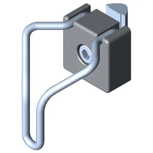 Cloth Holder 8, grey similar to RAL 7042