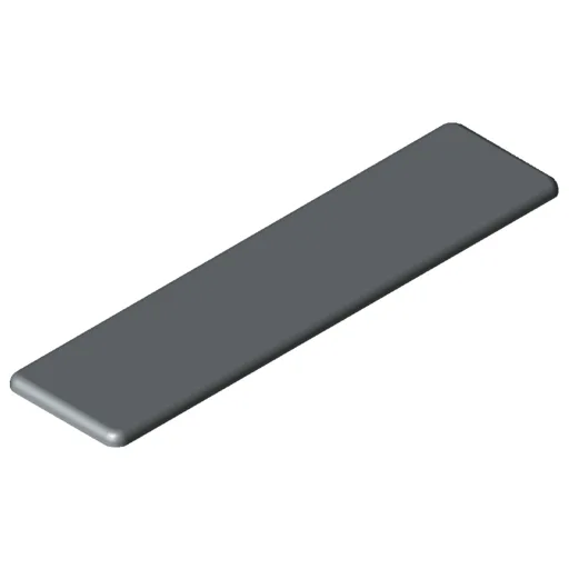 Cap 6 120x30, grey similar to RAL 7042