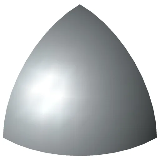 Fastener Cap 6 R30-90°, grey similar to RAL 7042