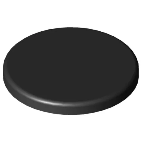 Cap 6 D30 ESD, black similar to RAL 9005