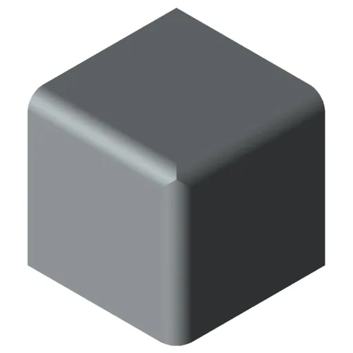 Fastening Set 8 40x40x40, grey similar to RAL 7042