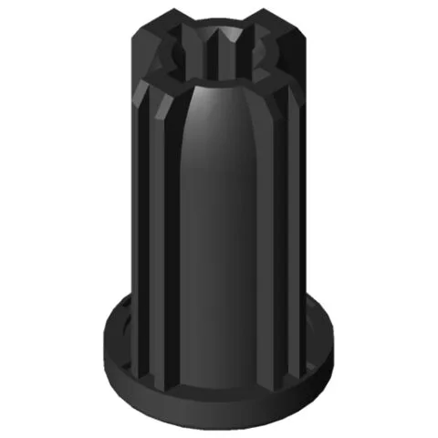 Threaded Insert D30 M10 ESD, black similar to RAL 9005