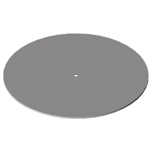 Partition Base Plate D400 z, white aluminium, similar to RAL 9006