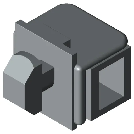 Clamp-Multiblock 8 PA, grey