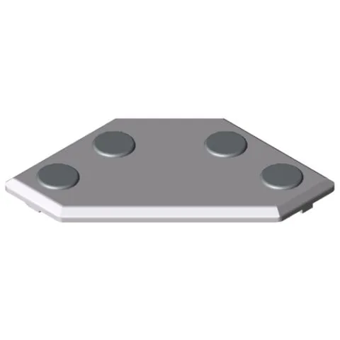 Automatic Flat Bracket Set 8 120x120 Al
