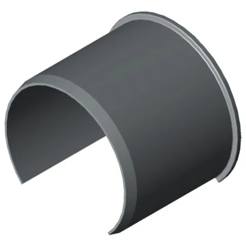 Adapter D30/D28-25, grey similar to RAL 7042