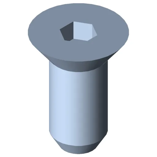 Countersunk Screw 8 SF M7.1x16, bright zinc-plated